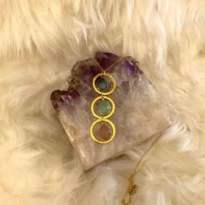 Gemstone Drop Necklace